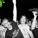Fans at a 1994 Bad Religion concert, epicenter of the '90s punk compilation. (Photo: Martyn Goodacre/Getty Images; graphic: Natalie Peeples)